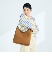 異素材コンビワンハンドルバッグ