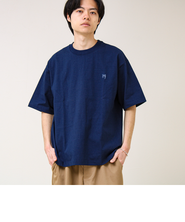 【BOY刺繍】裏グラデーション ワンポイント半袖Tシャツ