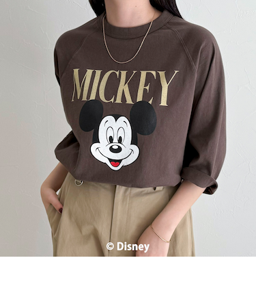 【GOOD ROCK SPEED】MICKEY 7分袖Tシャツ