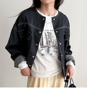 シアーphotoロンTシャツ