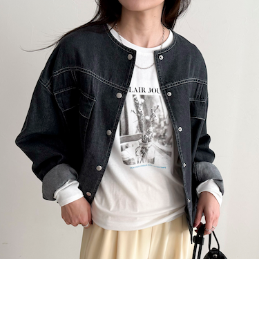 シアーphotoロンTシャツ