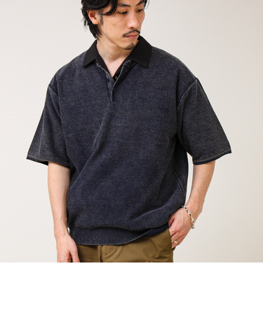 【大人の抜け感】スノーウォッシュ ヘンリーネックプルオーバー