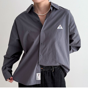 【GEVACO/ゲバコ】別注ドットボタンシャツ