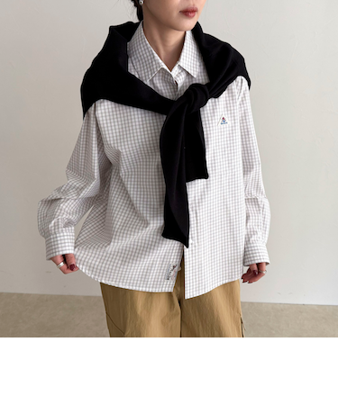 【GEVACO/ゲバコ】別注ドットボタンシャツ