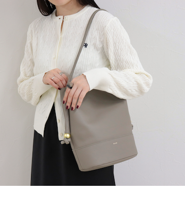 【BEAURE/ビュレ】ソフトレザーワンハンドルトートバッグ