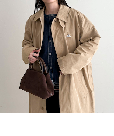 【GEVACO/ゲバコ】ステンカラーコート