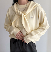 【GEVACO/ゲバコ】コットンラウンドネックプルオーバー