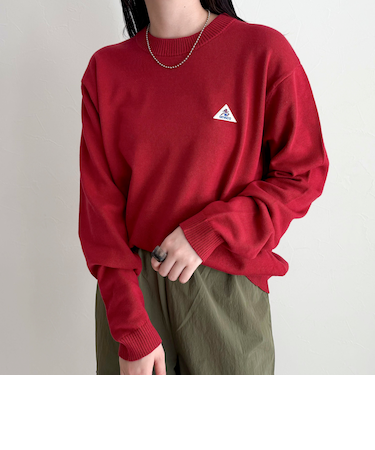 【GEVACO/ゲバコ】コットンラウンドネックプルオーバー