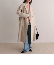 スウェードライクピーチコート