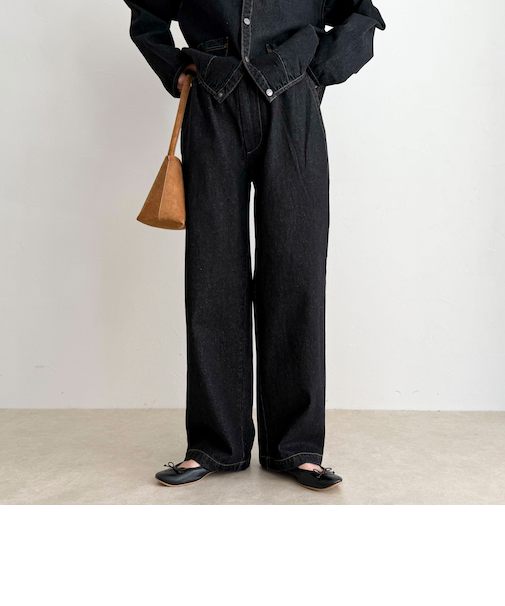 【GEVACO/ゲバコ】デニムイージーパンツ
