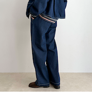 【GEVACO/ゲバコ】デニムイージーパンツ