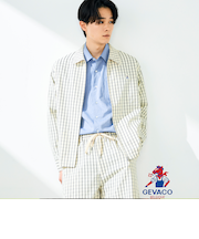 【GEVACO/ゲバコ】ジップアップ シャツジャケット