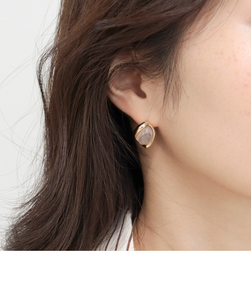 カラーメタルカバーピアス