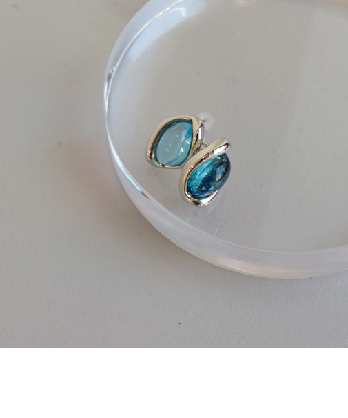 カラーメタルカバーピアス