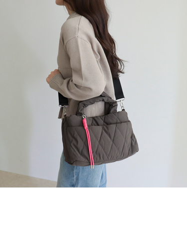 キルティング3ROOMトートバッグ