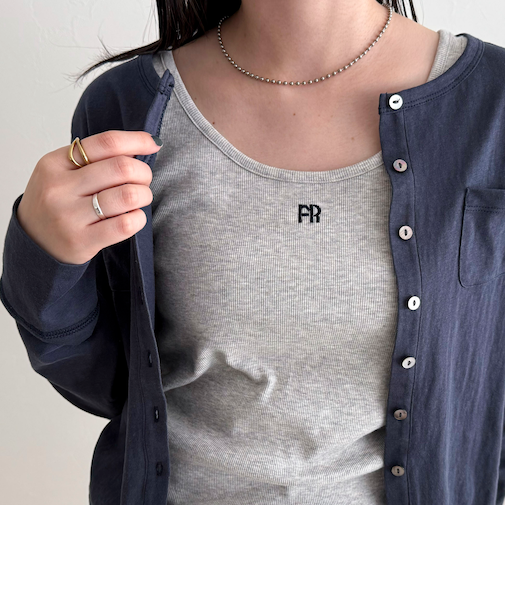 FR刺繍タンクトップ