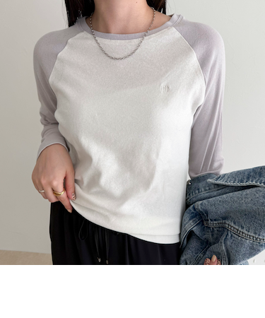 シアーラグランロンＴシャツ