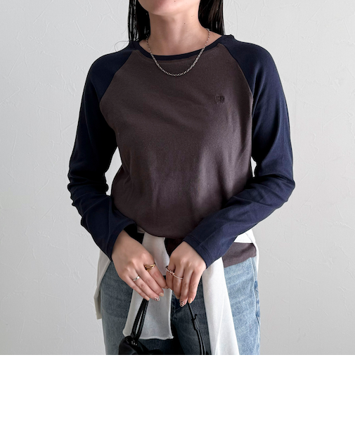 シアーラグランロンＴシャツ