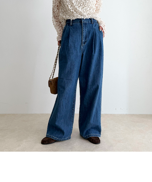 デニムタックスラックス