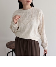 ストレッチレース2WAYプルオーバー