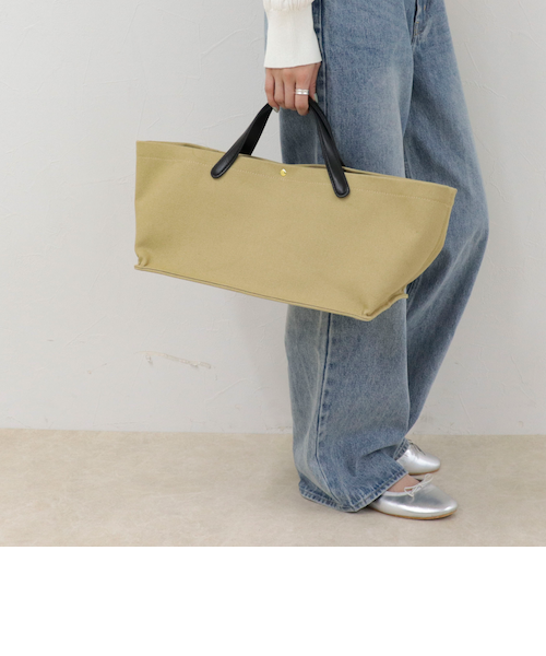ARTESANOS/アルテサノス】 レザーハンドルキャンバストートバッグ