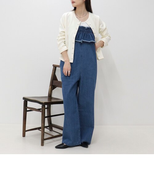 フリルデニムサロペット｜フレディ＆グロスターの通販｜&mall（アンド