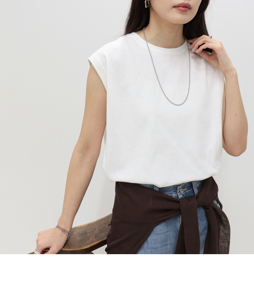 汗ジミ軽減天竺フレンチTシャツ