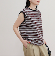 汗ジミ軽減天竺フレンチTシャツ