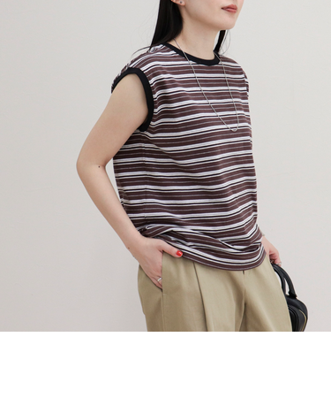 汗ジミ軽減天竺フレンチTシャツ