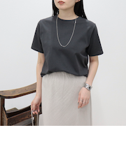 汗ジミ軽減天竺BasicTシャツ