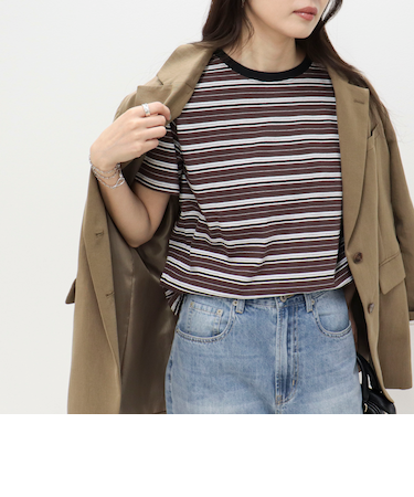 汗ジミ軽減天竺BasicTシャツ