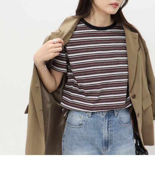 汗ジミ軽減天竺BasicTシャツ