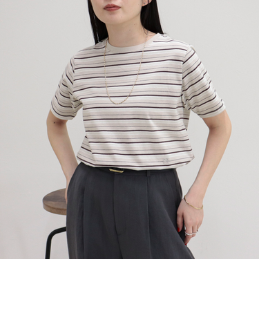 汗ジミ軽減天竺BasicTシャツ