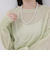 大小パール2連ネックレス