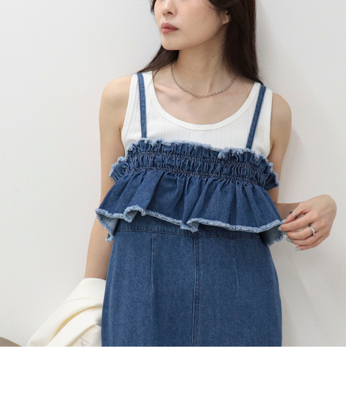 ランダムテレコタンクトップ