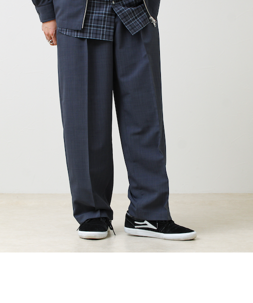 【セットアップ着用可能】ドライポリワイドパンツ