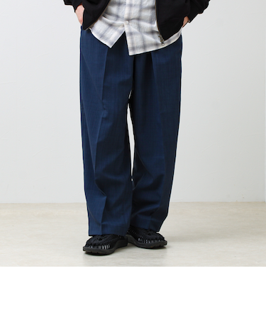 【セットアップ着用可能】ドライポリワイドパンツ