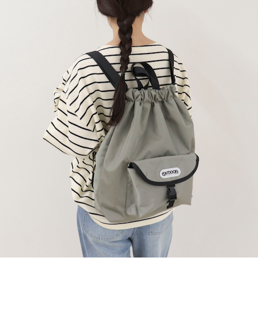 【OUTDOOR PRODUCTS 】フロントポケットナップサック