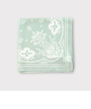 【イタリア製】バンダナ柄ペイズリースカーフ