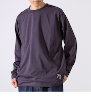 【MARUDE COTTON】ロープ刺繍Ｔ ロングスリーブ