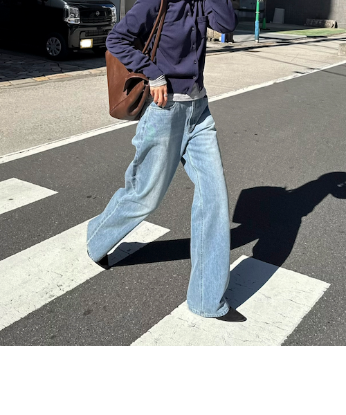 sora_522m企画】BASIC STRAIGHT LIGHT DENIM｜フレディ＆グロスターの