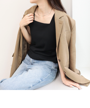 【@sora_522m企画】スクエアネックコンパクトTシャツ