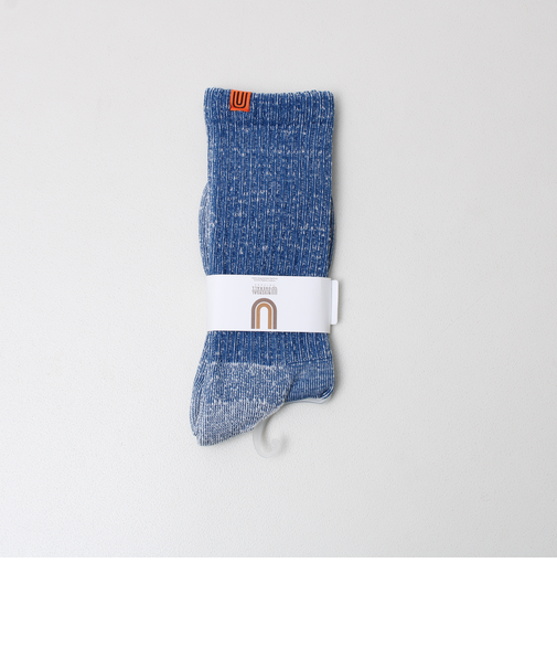 【UNIVERSAL OVERALL】むら糸リブクルーソックス