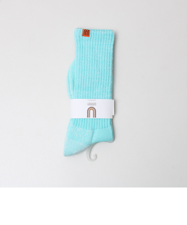 【UNIVERSAL OVERALL】むら糸リブクルーソックス