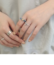 ビーズ3セットリング