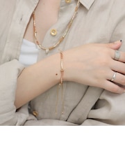 ストリングアジャストビーズブレス