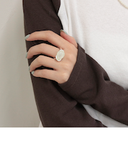 フェイクストーンリング