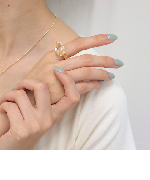 フェイクストーンリング