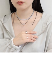 ガラスストーン3種セットネックレス