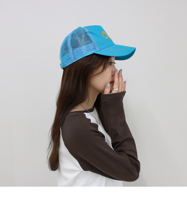 【CASSELINI/キャセリーニ】刺しゅうメッシュキャップ